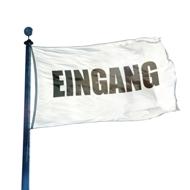 Eingang Hissflagge, Fahne im Wunschformat (1440)