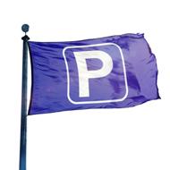 Parkplatz Hissflagge, Fahne im Wunschformat (1499)