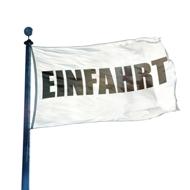 Einfahrt Hissflagge, Fahne im Wunschformat (1436)