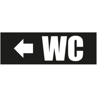WC Werbebanner in 6 Größen (1438)