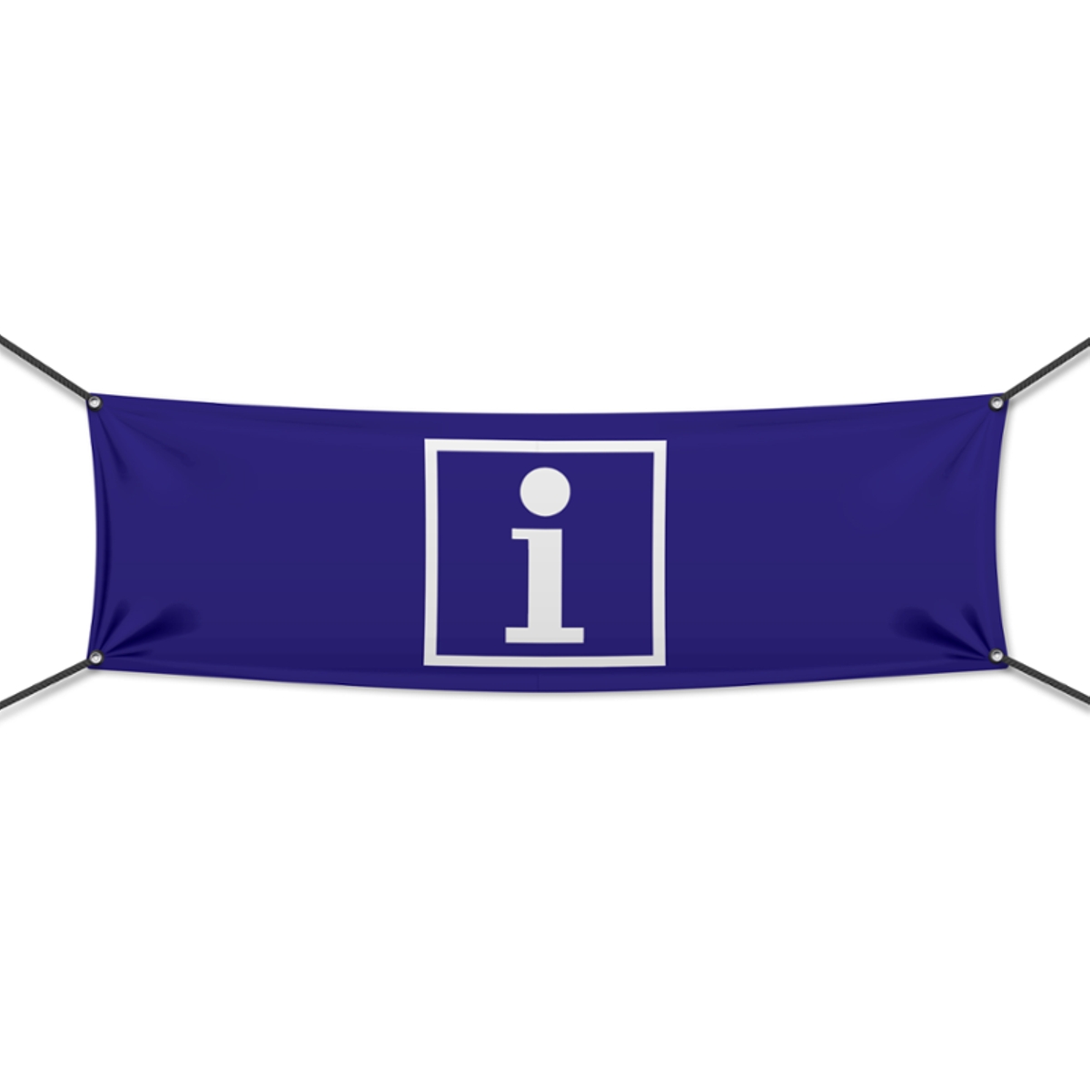 Information Werbebanner, Banner in 6 Größen (1641)