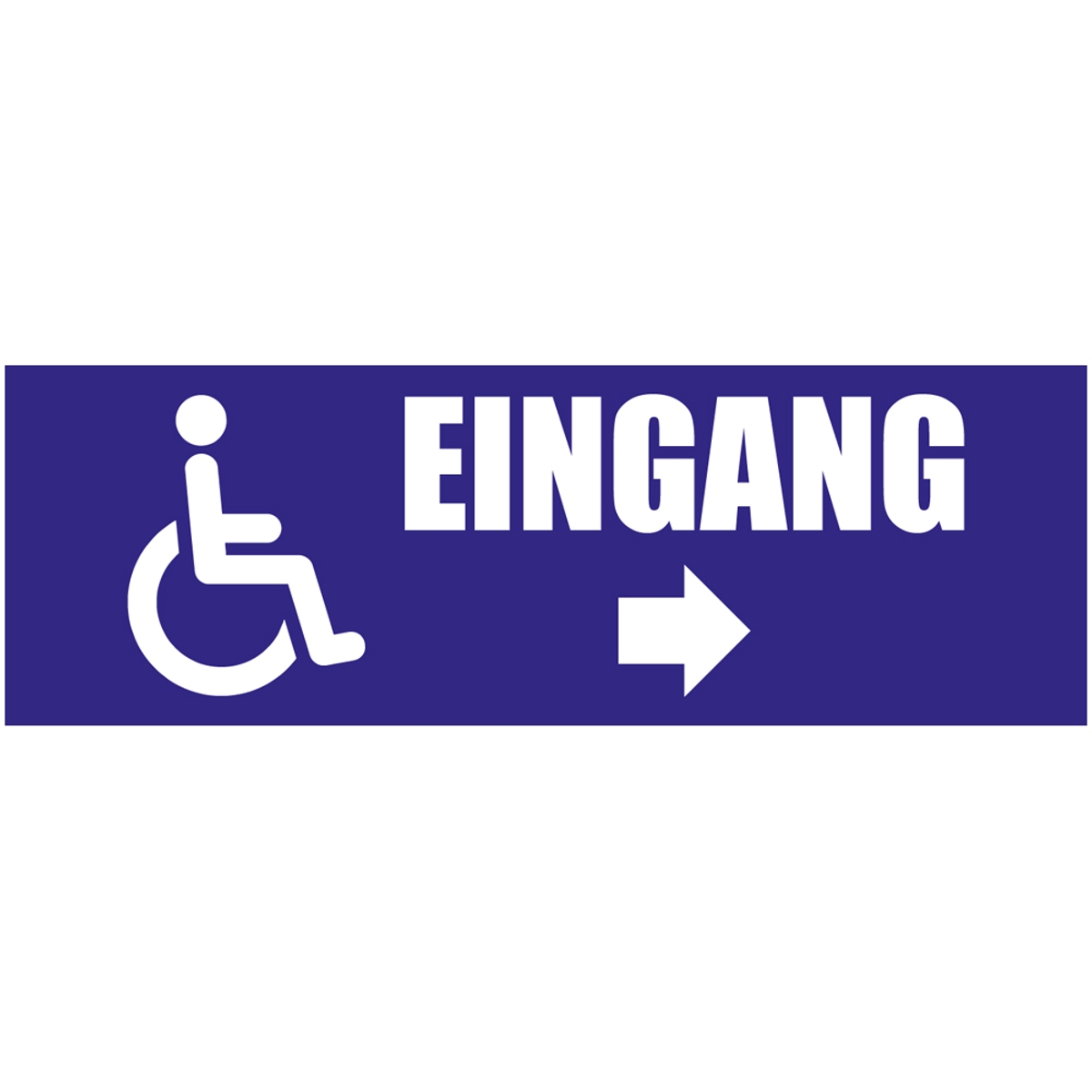 Rollstuhlfahrer Eingang Werbebanner, Banner in 6 Größen (1450)