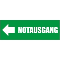 Notausgang Werbebanner, Banner in 6 Größen (1435)