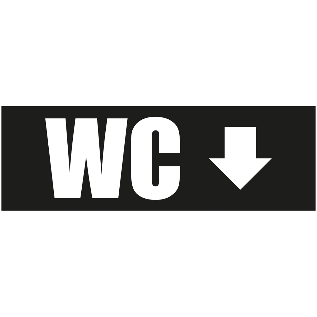 WC Werbebanner in 6 Größen (1438)