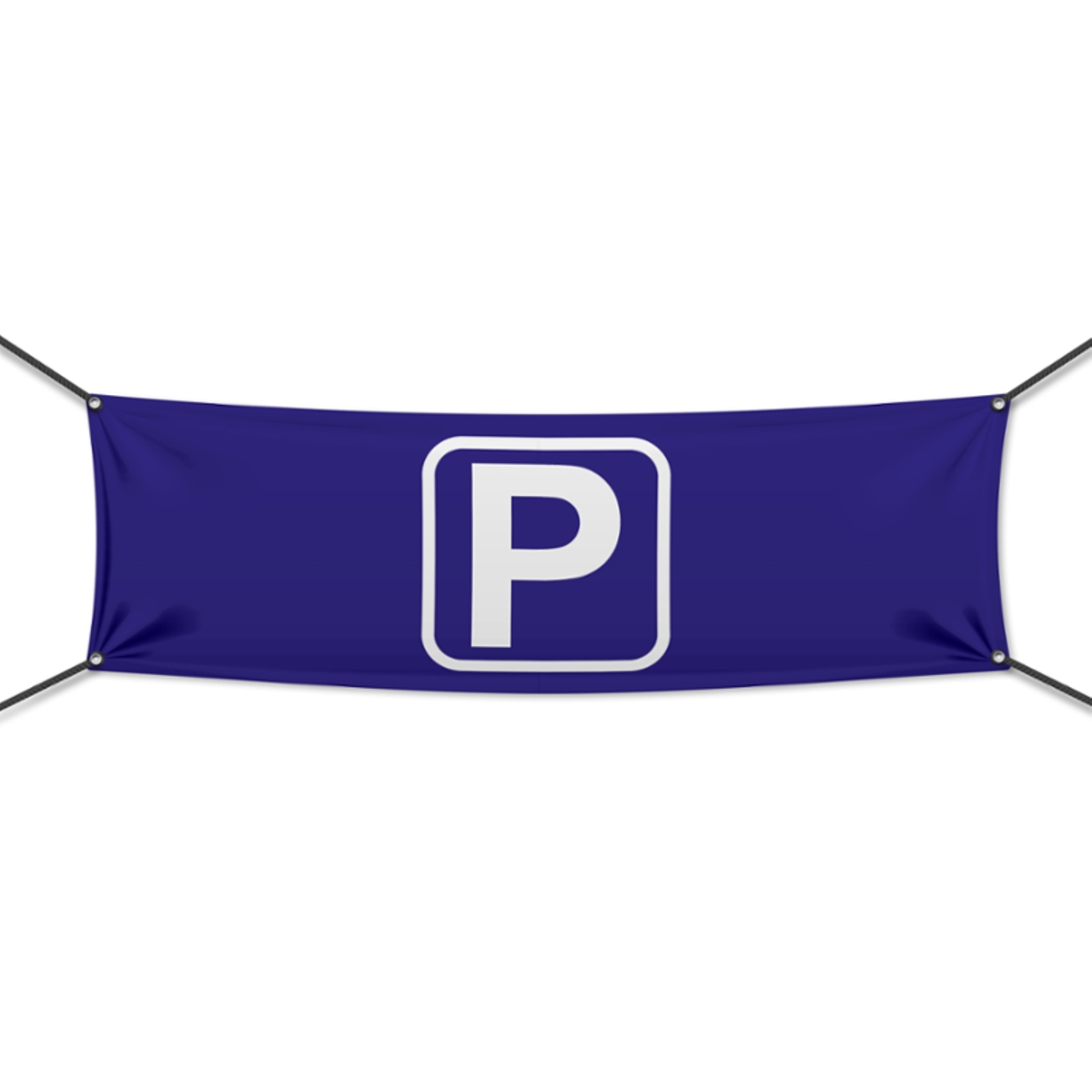 Parkplatz Werbebanner, Banner in 6 Größen (1499)