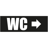 WC Werbebanner in 6 Größen (1438)