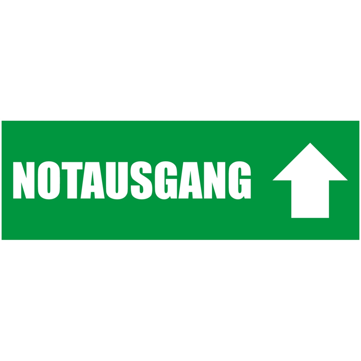 300 x 100 cm | Notausgang Werbebanner, M1 