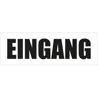 300 x 100 cm | Eingang Werbebanner