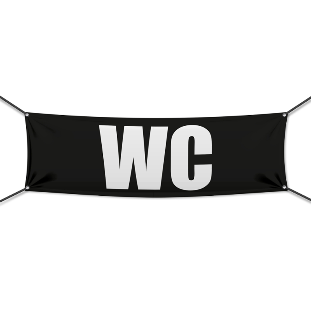 300 x 100 cm | WC Werbebanner, M2