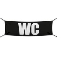 300 x 100 cm | WC Werbebanner, M2