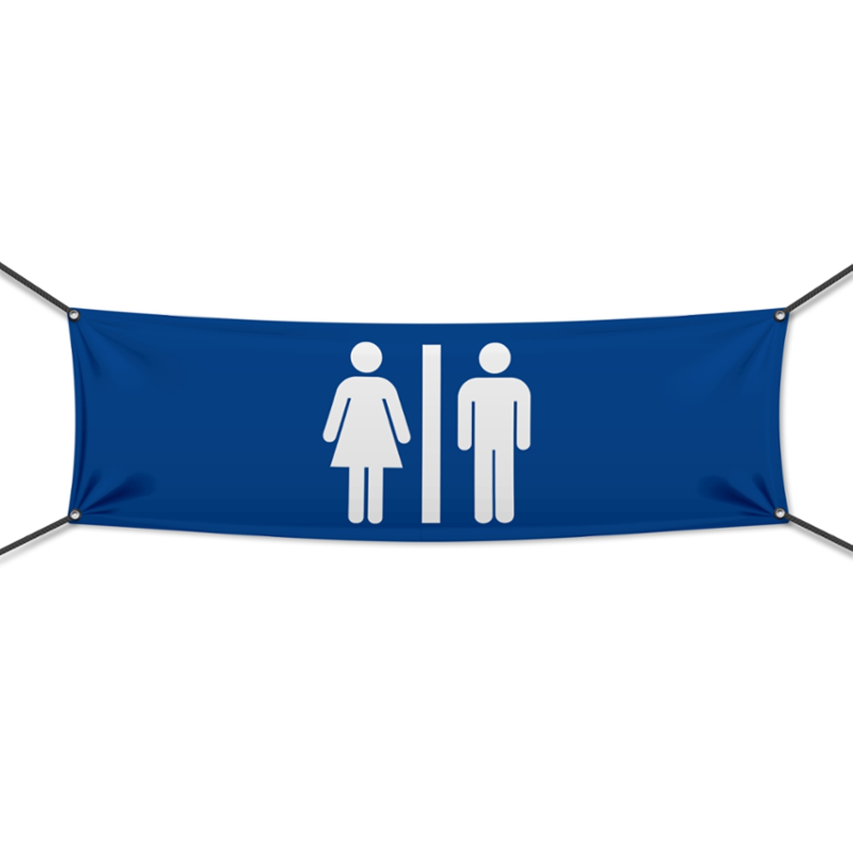 WC Icon Werbebanner in 6 Größen (1616)