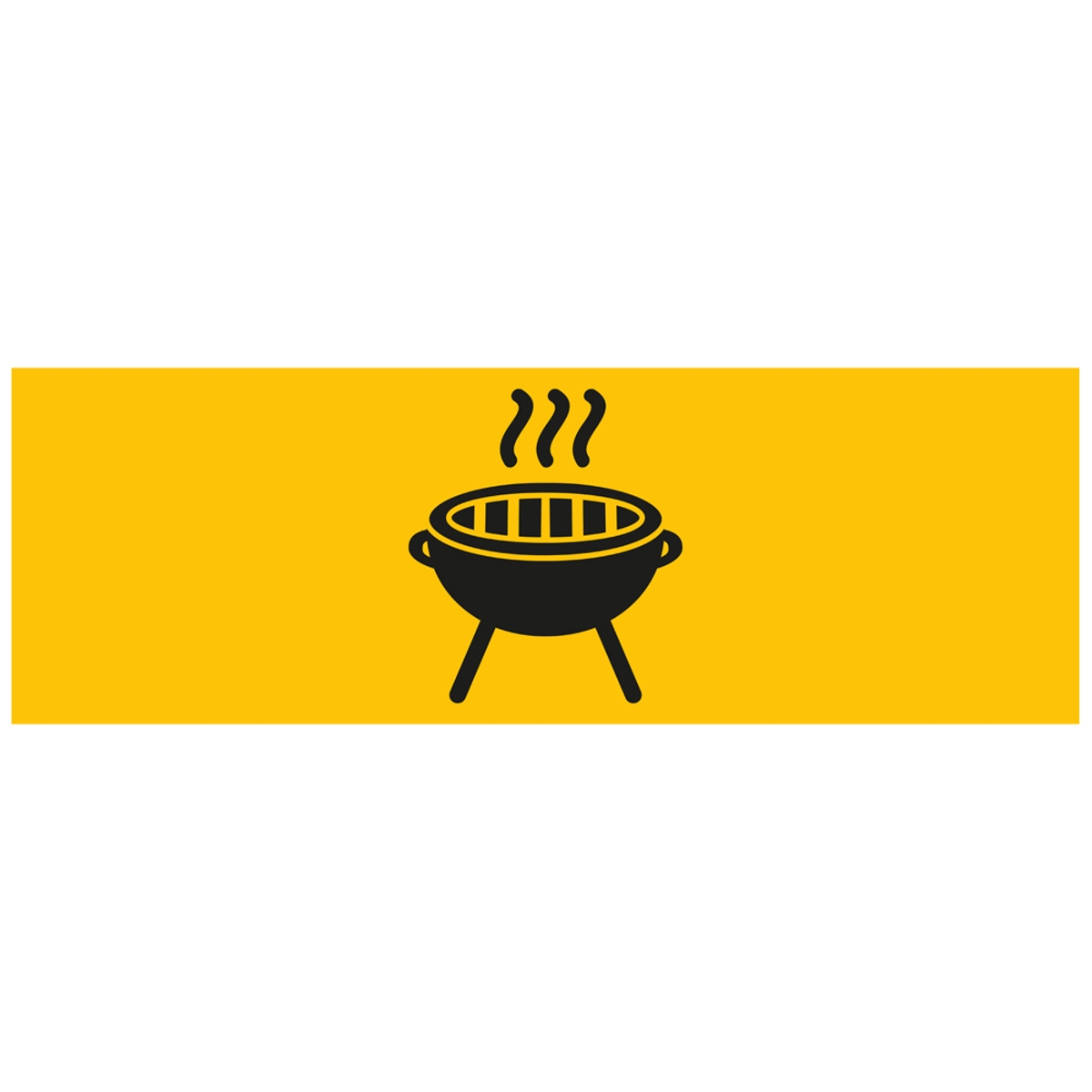 BBQ & Grillplatz Werbebanner, Banner in 6 Größen (1444)