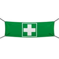 Erste Hilfe Werbebanner, Banner in 6 Größen (1442)
