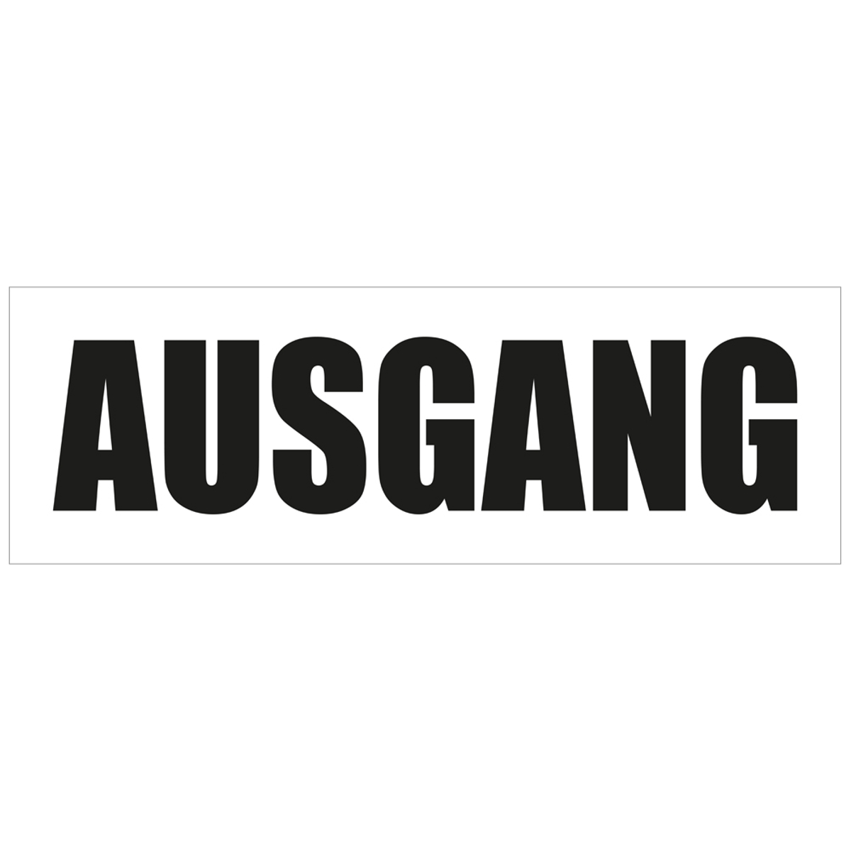 Ausgang Werbebanner, Banner in 6 Größen (1441)