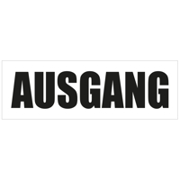 Ausgang Werbebanner, Banner in 6 Größen (1441)