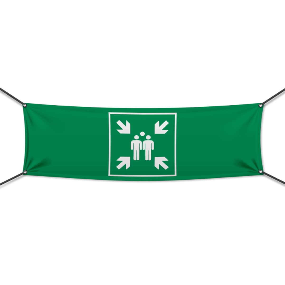 Meeting Point Werbebanner, Banner in 6 Größen (1439)