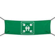 Meeting Point Werbebanner, Banner in 6 Größen (1439)