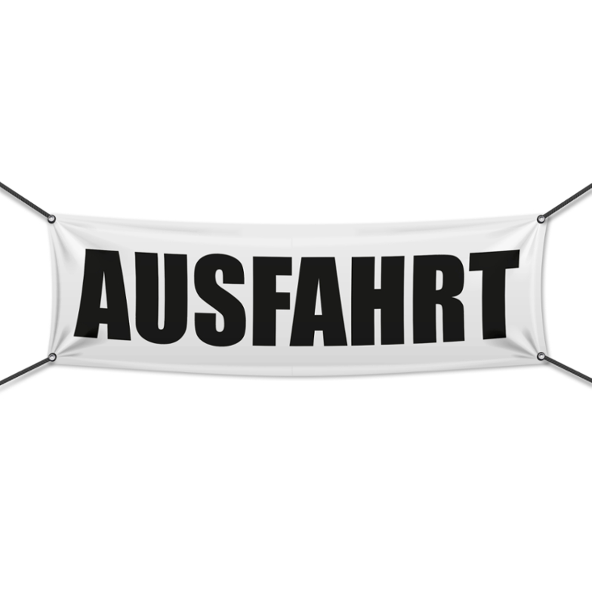 Ausfahrt Werbebanner, Banner in 6 Größen (1437)