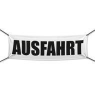 Ausfahrt Werbebanner, Banner in 6 Größen (1437)