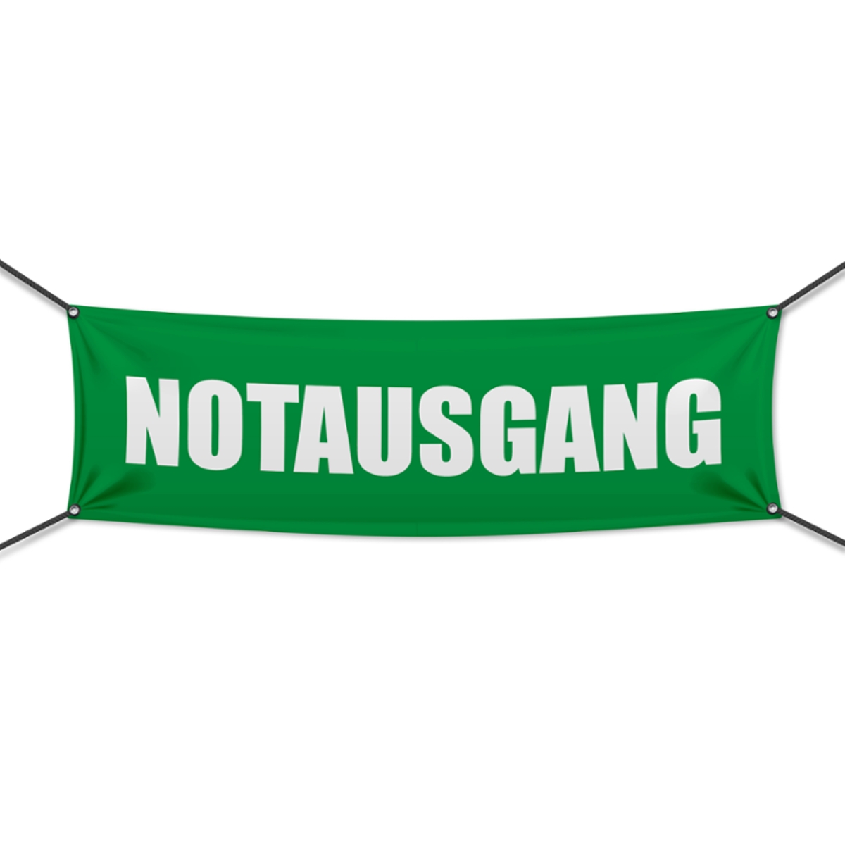 Notausgang Werbebanner, Banner in 6 Größen (1435)