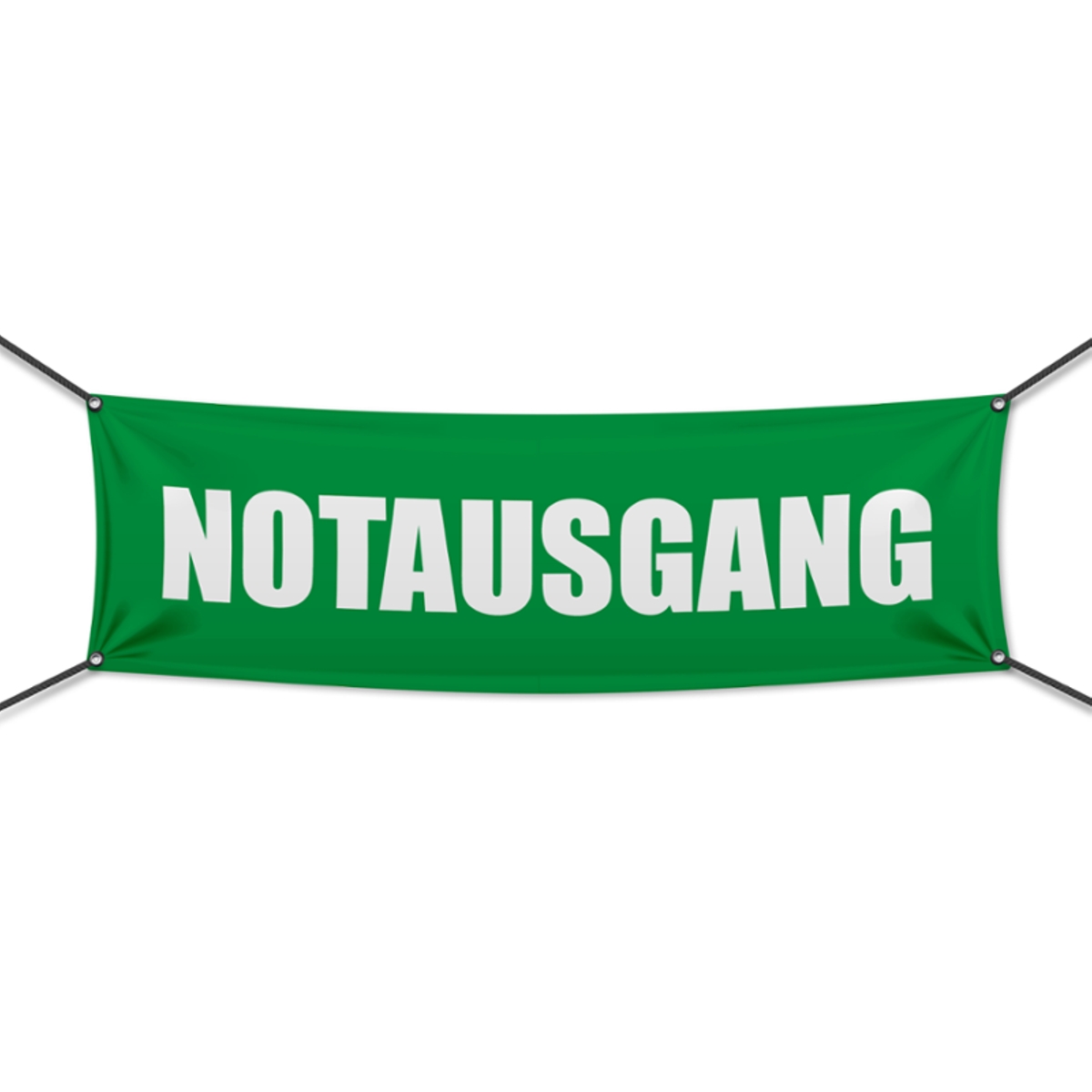 300 x 100 cm | Notausgang Werbebanner, M1 