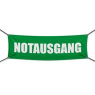 Notausgang Werbebanner, Banner in 6 Größen (1435)