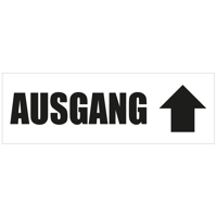 Ausgang Werbebanner, Banner in 6 Größen (1441)