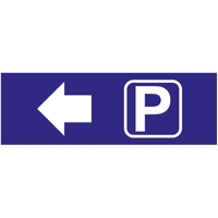 Parkplatz Werbebanner, Banner in 6 Größen (1499)