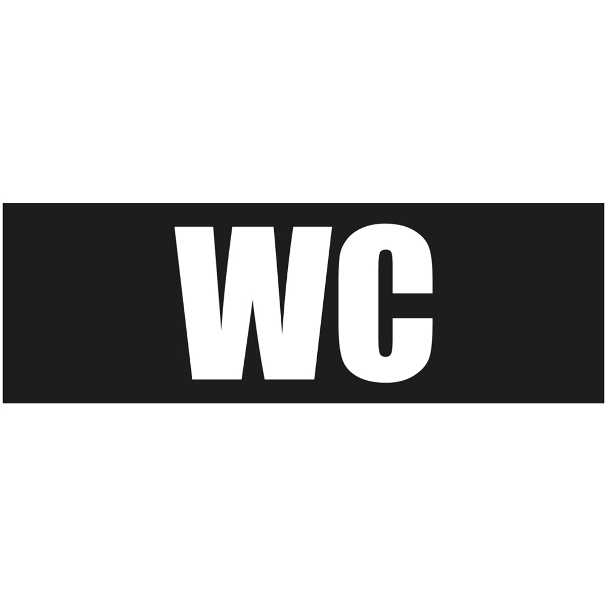 WC Werbebanner in 6 Größen (1438)