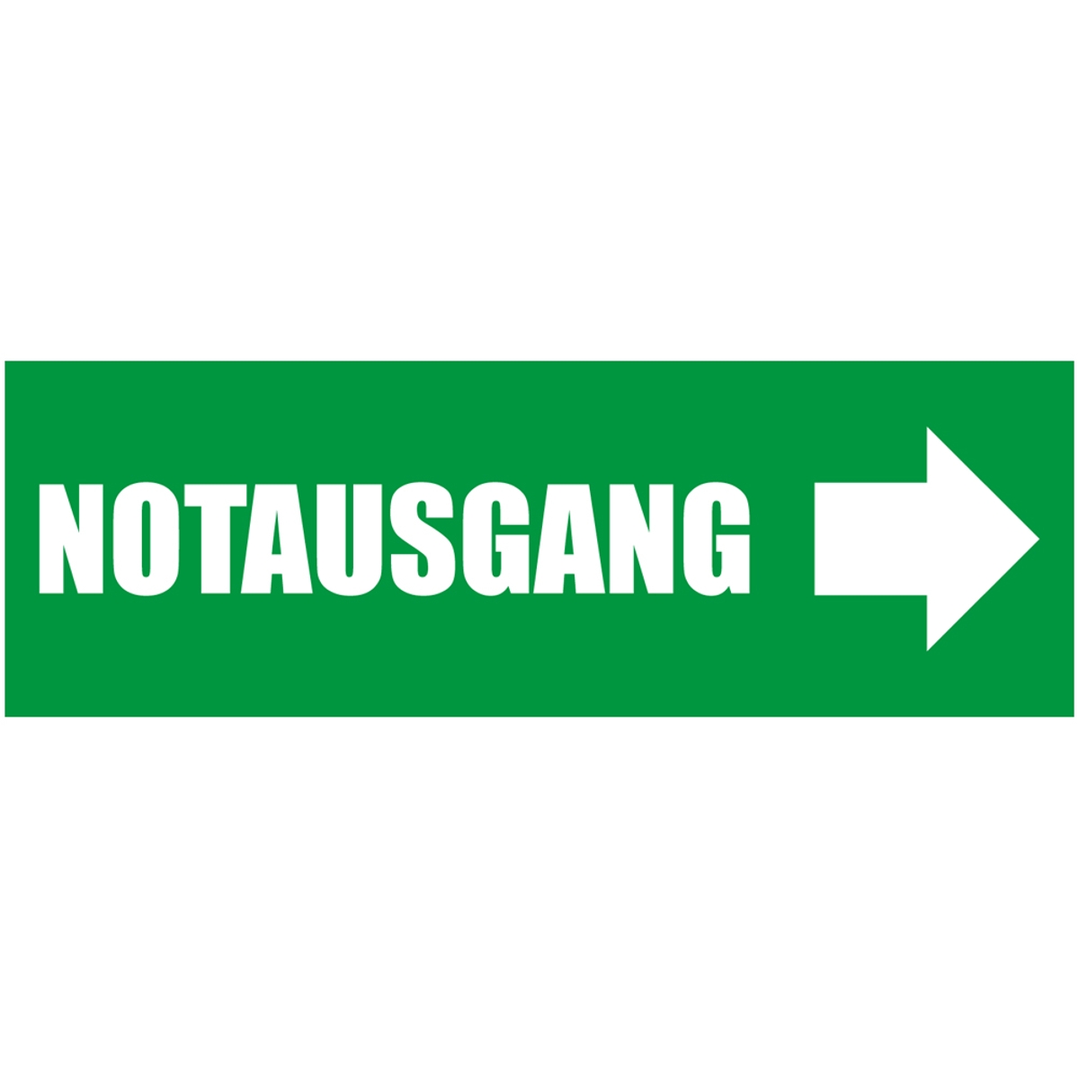 300 x 100 cm | Notausgang Werbebanner, M1 