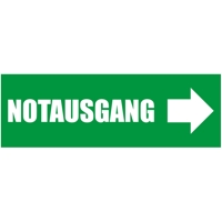 300 x 100 cm | Notausgang Werbebanner, M1 