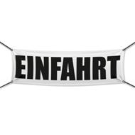 Einfahrt Werbebanner, Banner in 6 Größen (1436)