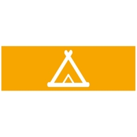 300 x 100 cm | Campingplatz Werbebanner