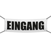 Eingang Werbebanner, Banner in 6 Größen (1440)