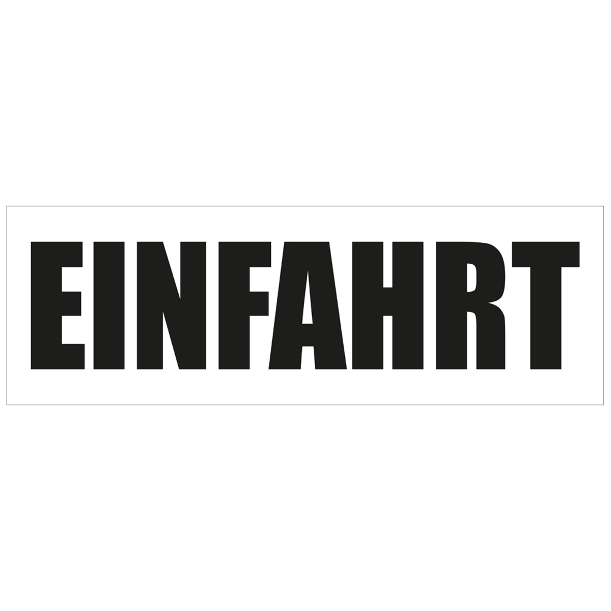 Einfahrt Werbebanner, Banner in 6 Größen (1436)