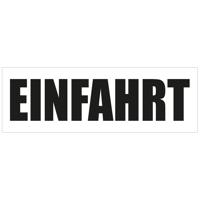 Einfahrt Werbebanner, Banner in 6 Größen (1436)