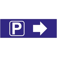 Parkplatz Werbebanner, Banner in 6 Größen (1499)