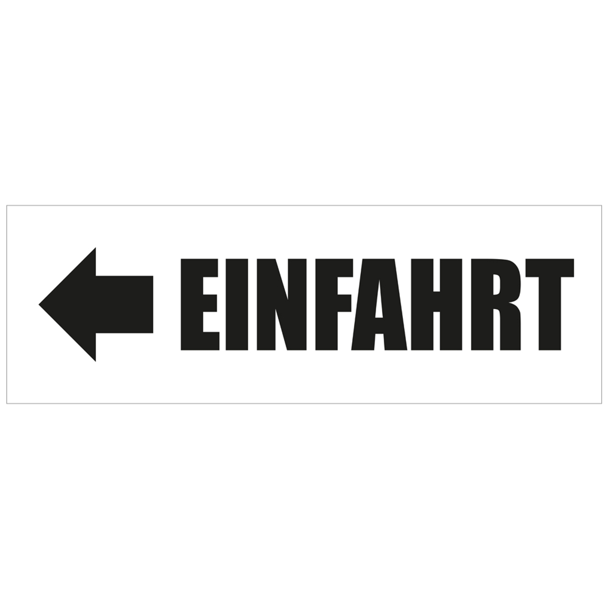 Einfahrt Werbebanner, Banner in 6 Größen (1436)