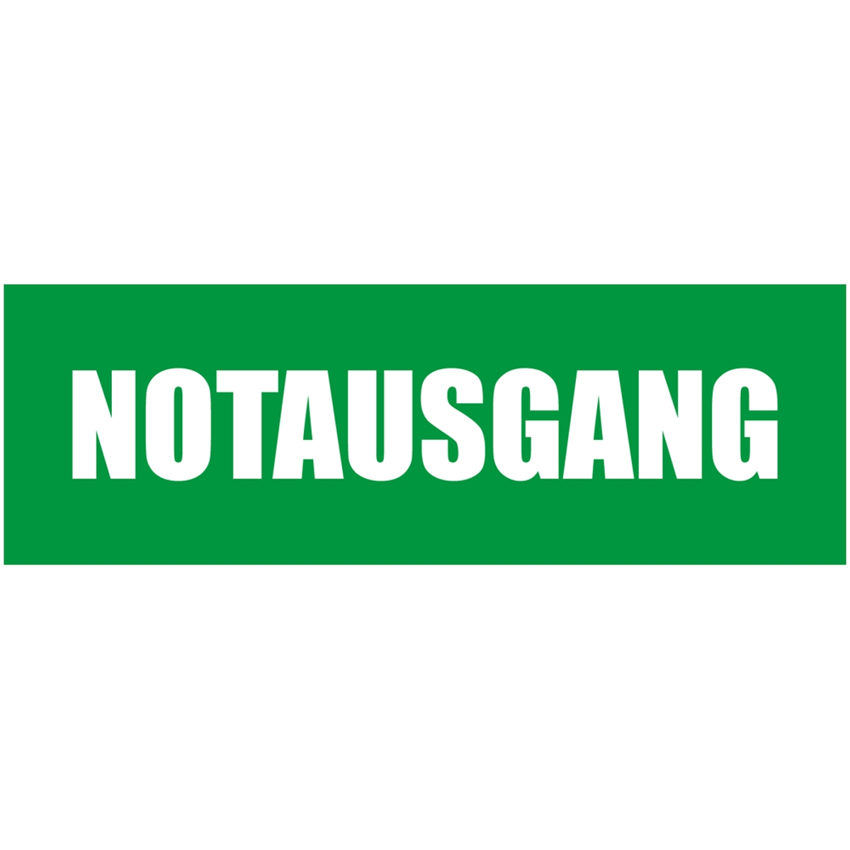 Notausgang Werbebanner, Banner in 6 Größen (1435)