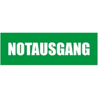 Notausgang Werbebanner, Banner in 6 Größen (1435)