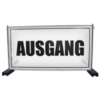 340 x 173 cm | Ausgang Bauzaunbanner (1441)