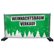 340 x 173 cm | Weihnachtsbaumverkauf Bauzaunbanner (1733)