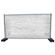 340 x 173 cm | Steinwand Bauzaunbanner (1626)