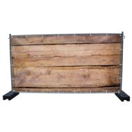 340 x 173 cm | Holzwand Bauzaunbanner (1620)