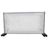 340 x 173 cm | Steinwand Bauzaunbanner (1630)