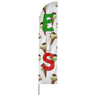 Straight | Eis Beachflag (1716)
