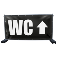 340 x 173 cm | WC Bauzaunbanner (1438)