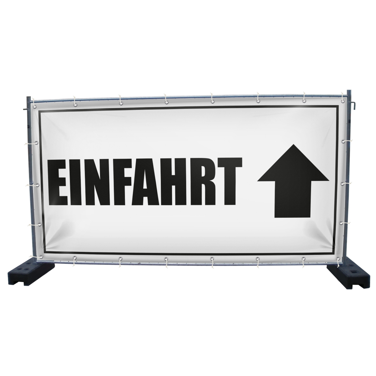 340 x 173 cm | Einfahrt Bauzaunbanner (1436)