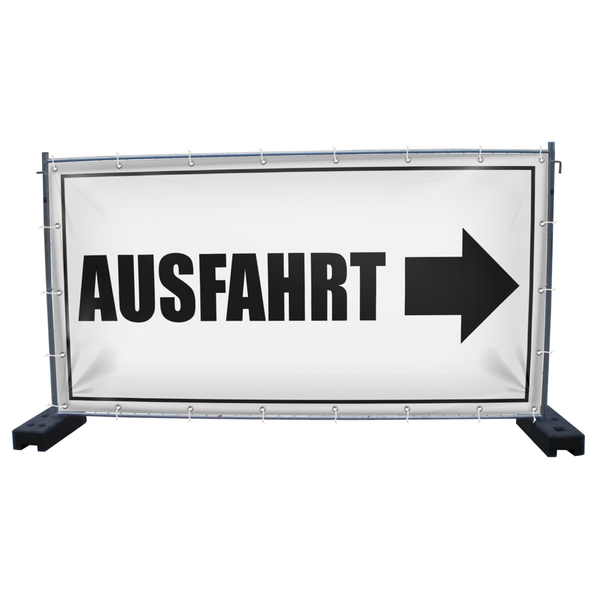 340 x 173 cm | Ausfahrt Bauzaunbanner (1437)