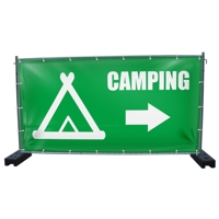 340 x 173 cm | Campingplatz Bauzaunbanner (1447)